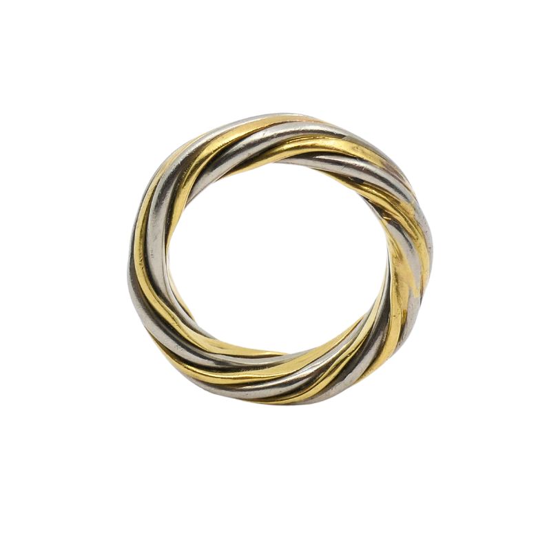 Vintage Van Cleef & Arpels Two-Tone Gold Ring