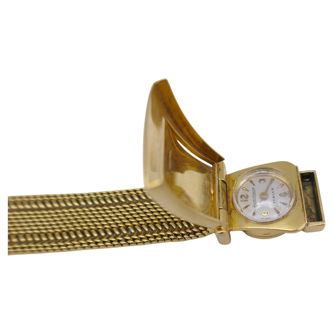 Vintage Jaeger-LeCoultre TŸrler Gold Mesh Wristwatch Bracelet