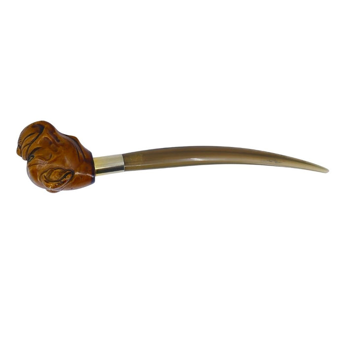 Vintage Italian Wooden Bulldog Letter Opener