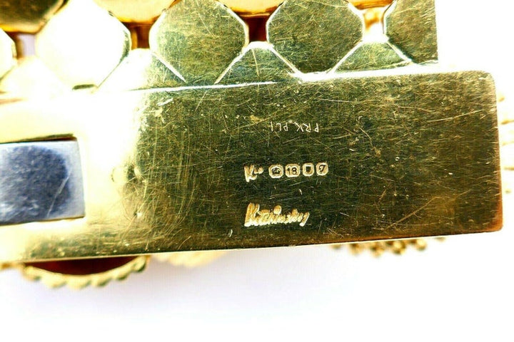 Kutchinsky Retro Yellow Gold Buckle Bracelet