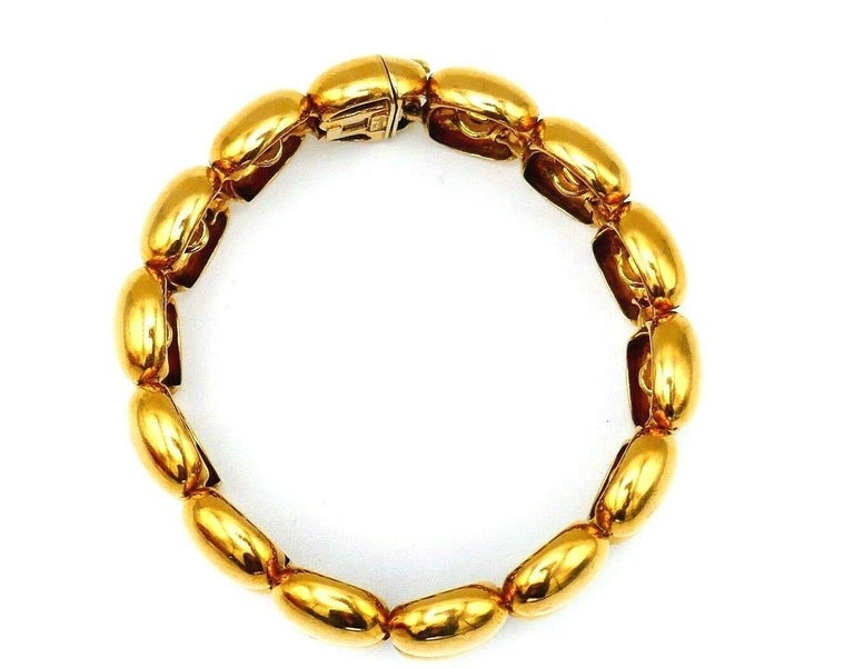 Chaumet Vintage Yellow Gold Scallop Bracelet