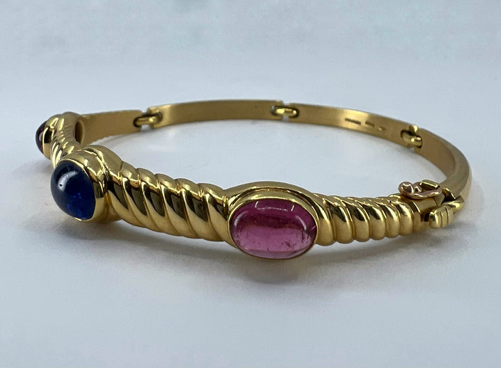 Bulgari Gemstone Gold Vintage Bracelet