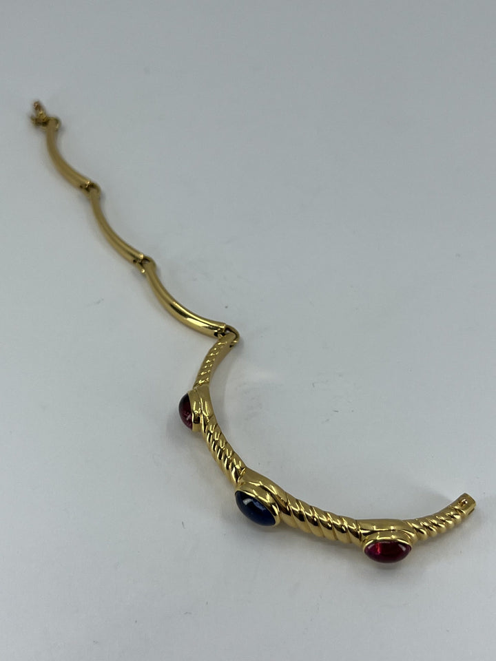 Bulgari Gemstone Gold Vintage Bracelet