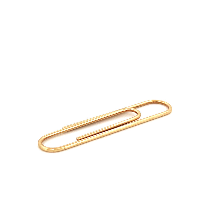 Tiffany & Co. Gold Paper Clip Bookmark Pendant