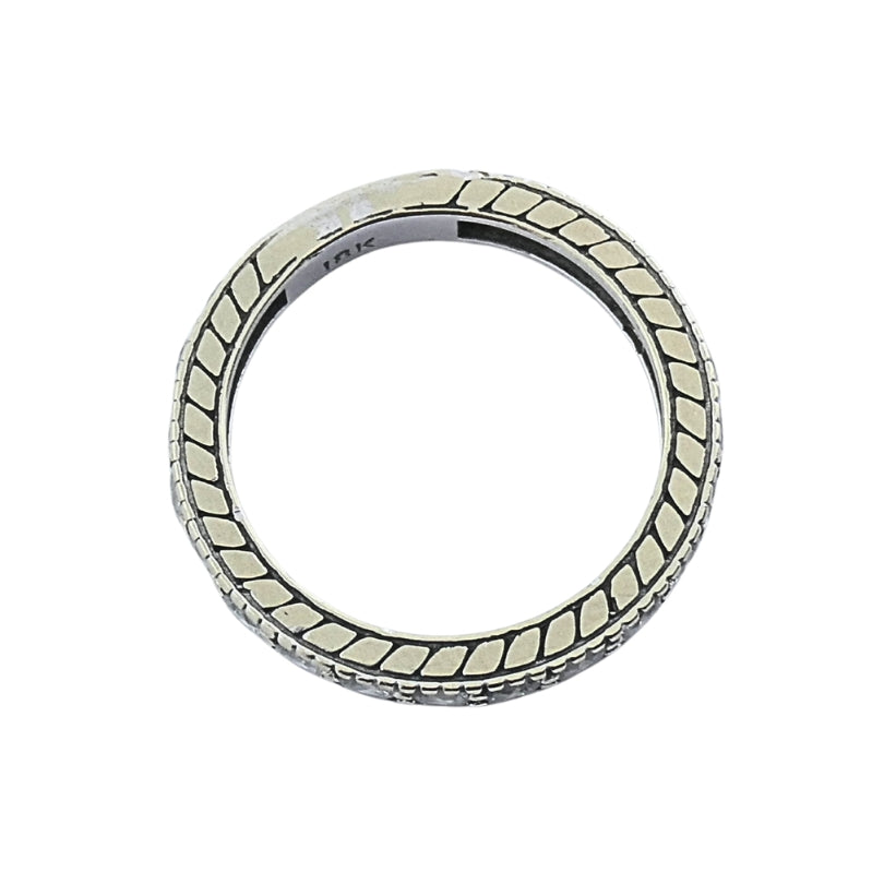 18k White Gold Diamond Eternity Band Ring