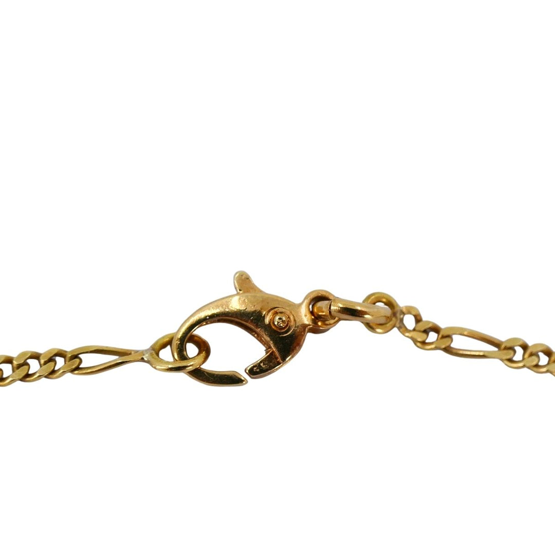 Vintage Italian 18k Gold Heart Tortoise Collar Necklace