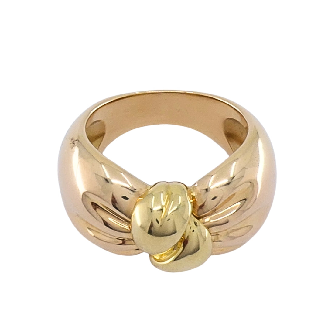 Van Cleef & Arpels 18k Two-Tone Gold Knot Ring
