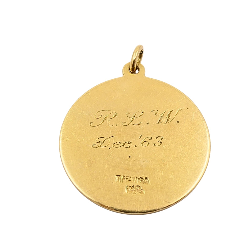 Tiffany Co. Vintage Saint Christopher Gold Charm