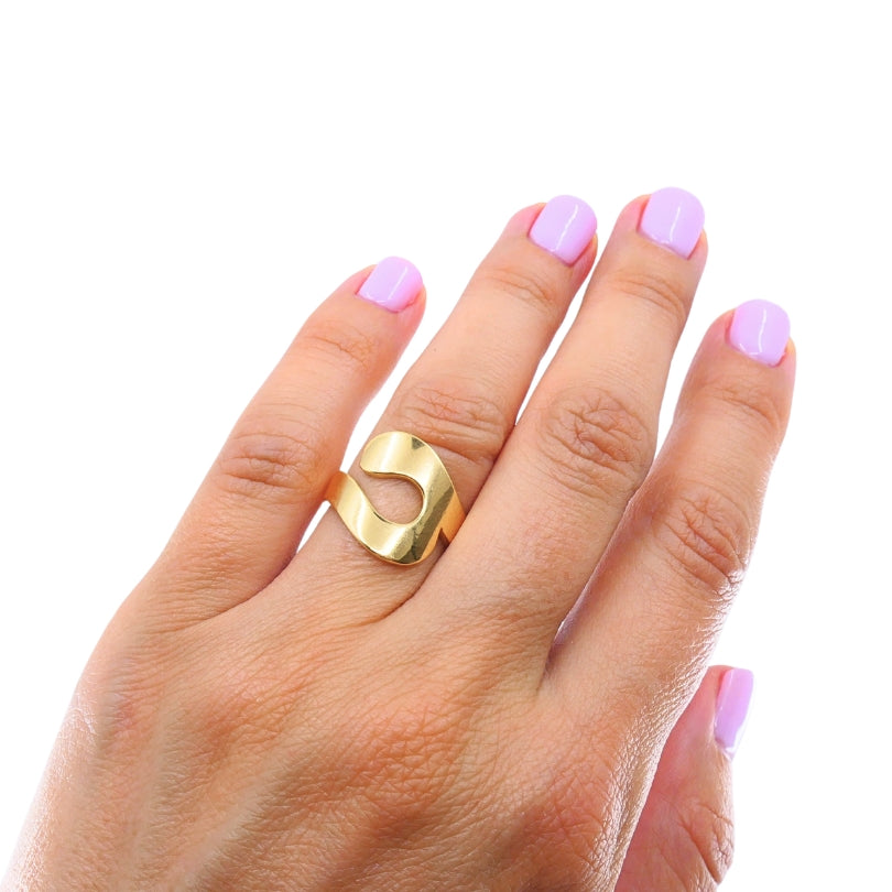Cartier Paris 18k Gold Modernist Ring