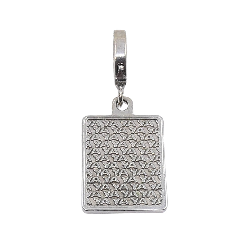 Vintage 12k Gold Domino Six Charm Pavé Diamond Bail