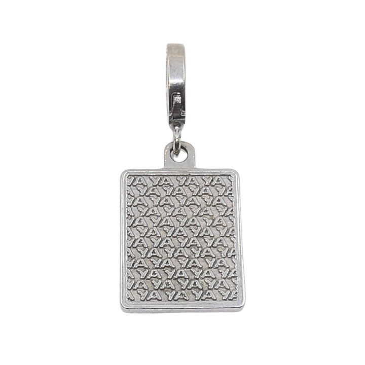 Vintage 12k Gold Domino Six Charm Pavé Diamond Bail