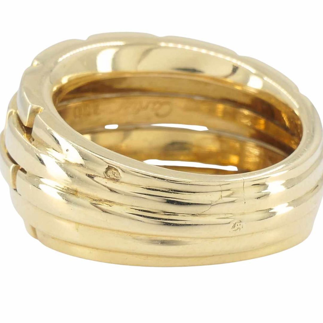 Vintage Cartier Maillon Panthère 18k Yellow Gold Dome Ring