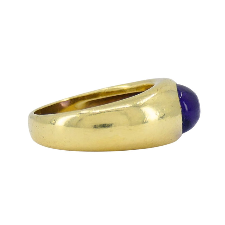 Vintage Tiffany & Co. 18k Gold Cabochon Amethyst Ring