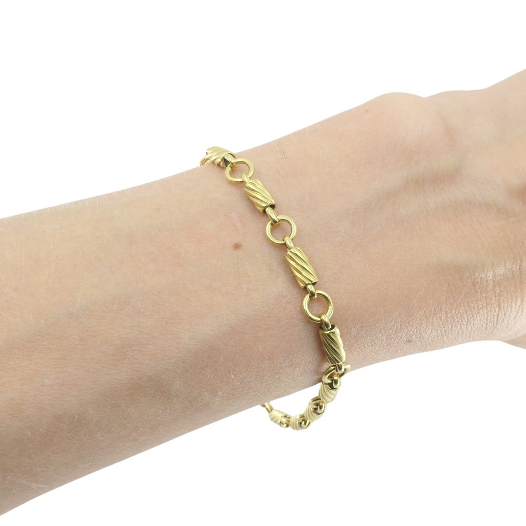 Vintage Cartier 18k Gold Link Bracelet