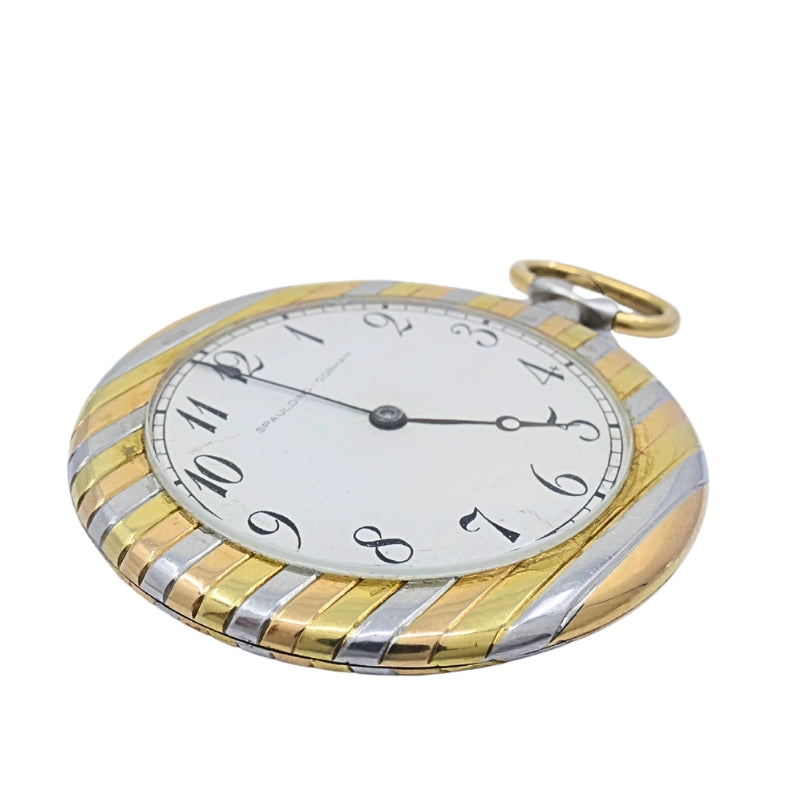 Vintage Spaulding & Gorham 18k Gold Pocket Watch