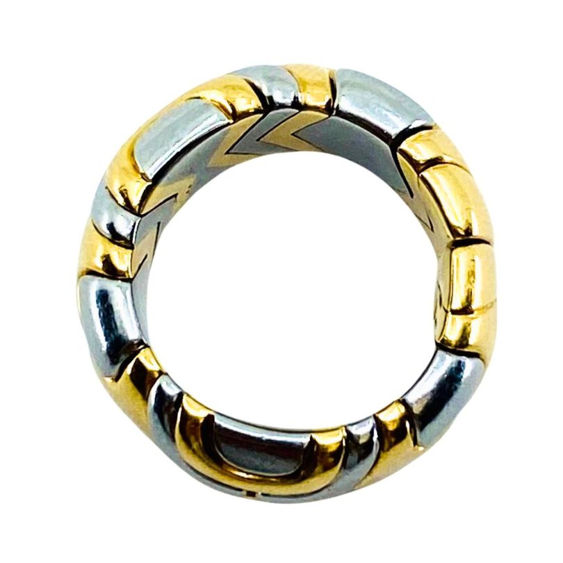 Bvlgari Bulgari Alveare Ring Gold Stainless Steel