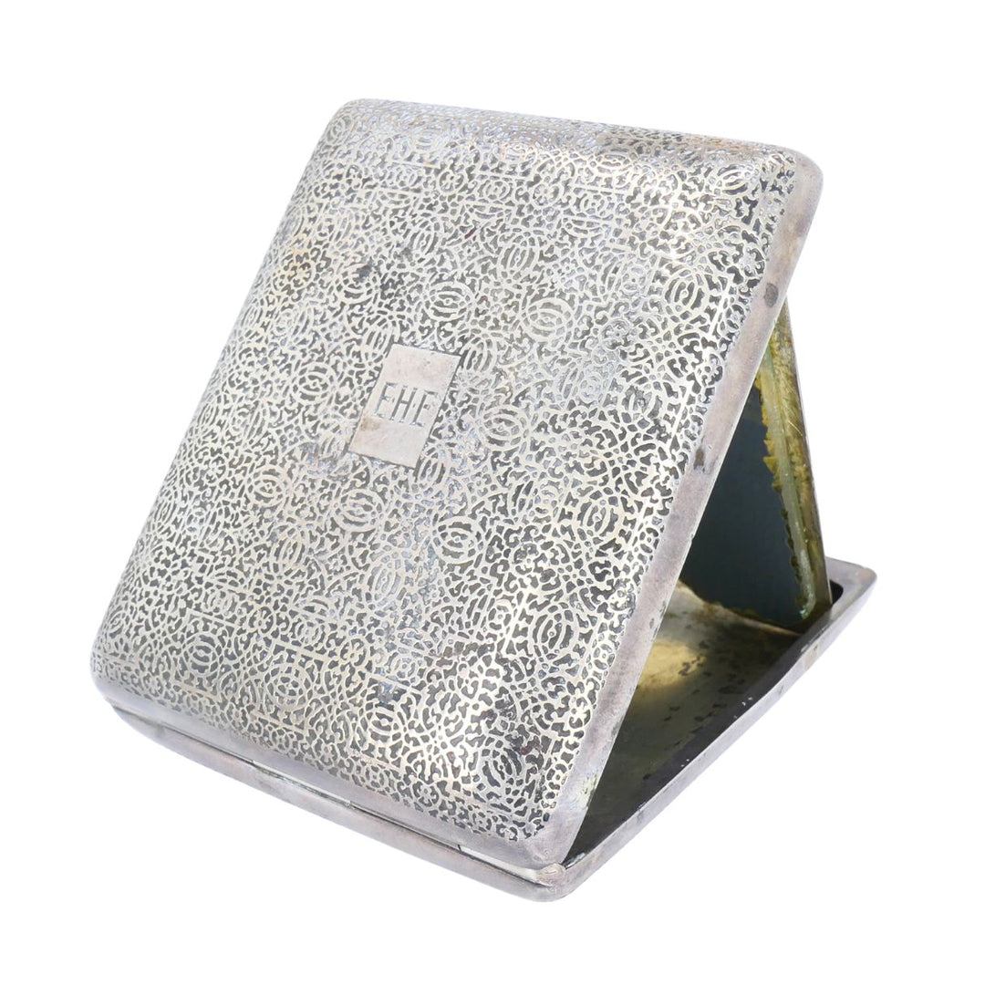 Vintage 1925 Tiffany & Co. Sterling Silver Mirror Compact