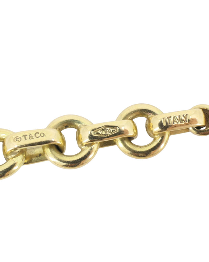Tiffany & Co. Charm Bracelet 18k Gold Mechanical Charm