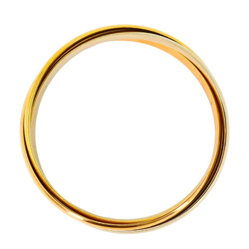 Cartier Trinity Bracelet 18k Yellow White Rose Gold Estate Jewelry