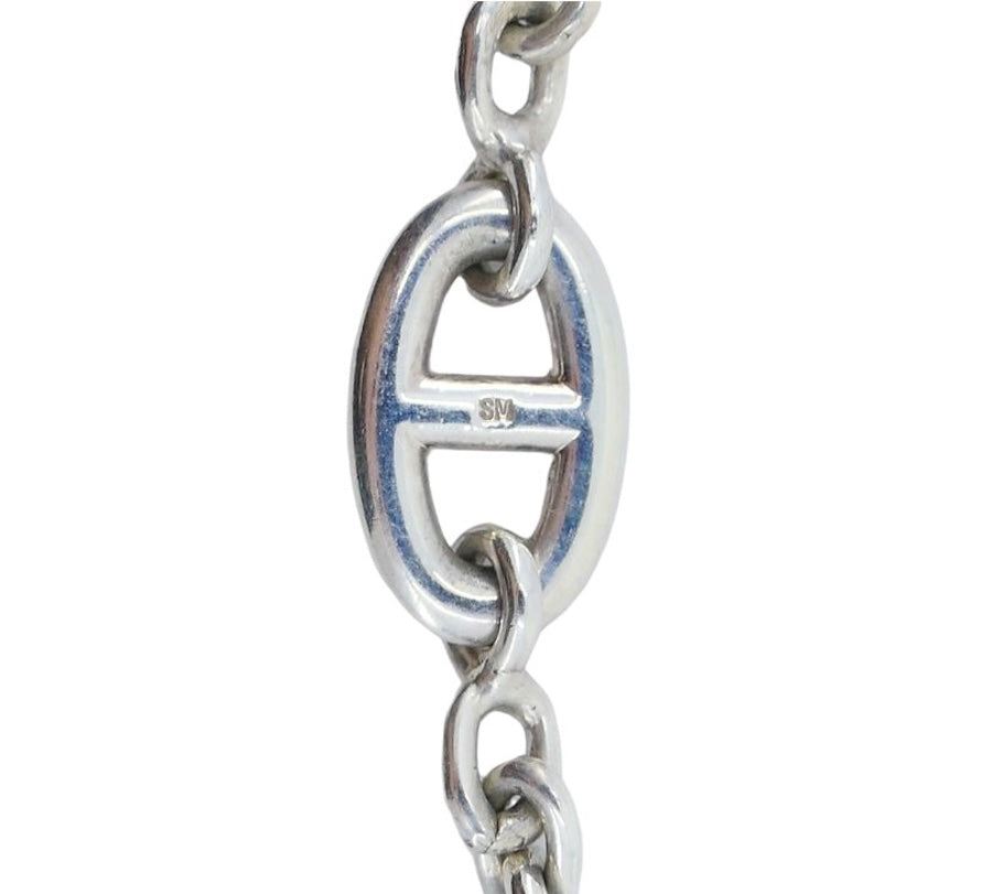 Hermes Sterling Silver Farandole Bracelet