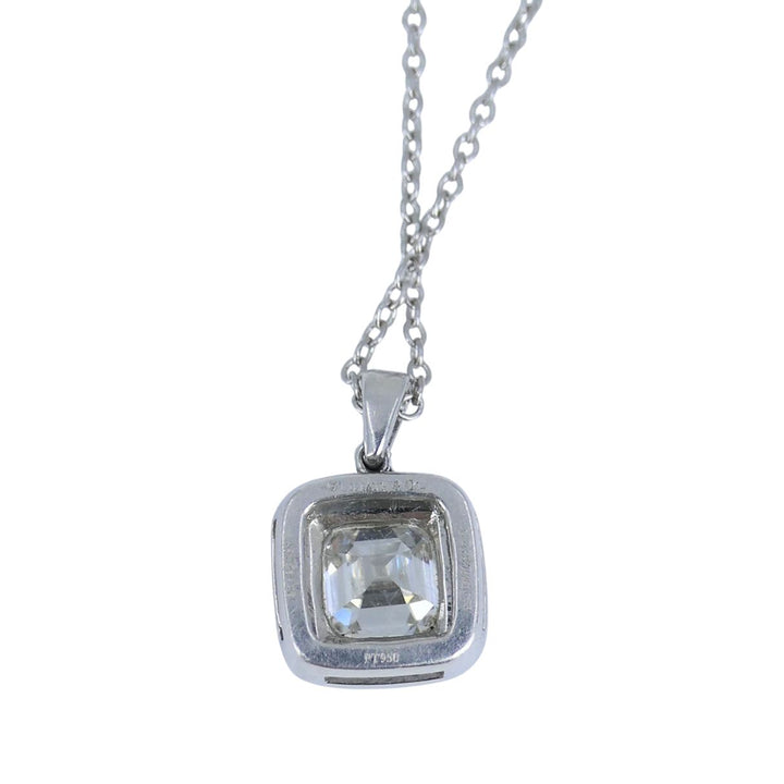 Tiffany & Co. Legacy Platinum Diamond Pendant Necklace