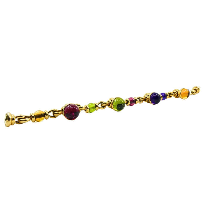 Bulgari Bracelet 18k Gold Multi-Gemstone