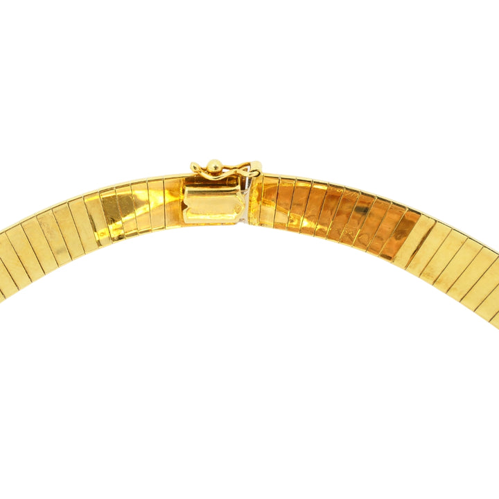 Vintage Van Cleef & Arpels 18k Gold Collar Necklace Sapphires Ruby Diamonds