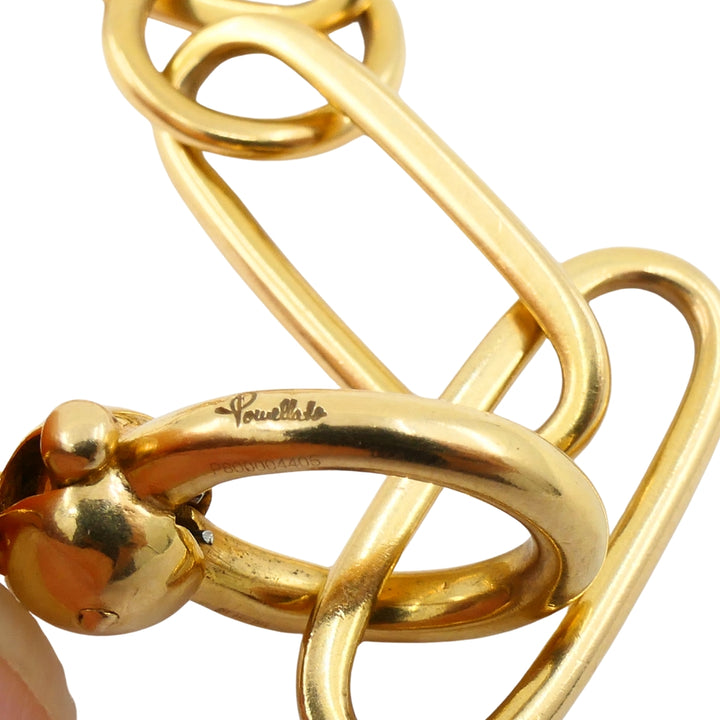 Pomellato 18k Gold Link Chain Necklace