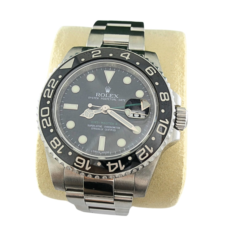 Rolex Stainless Steel GMT‑Master II 40mm Men’s Automatic Wristwatch
