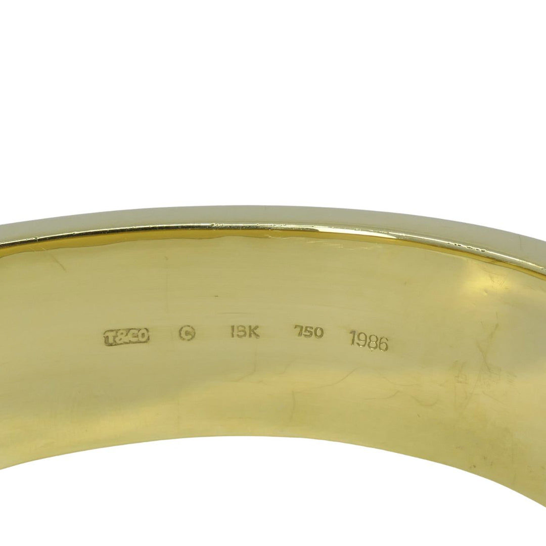 Angela Cummings Tiffany & Co. 1986 18k Gold Onyx Mother of Pearl Inlay Bracelet