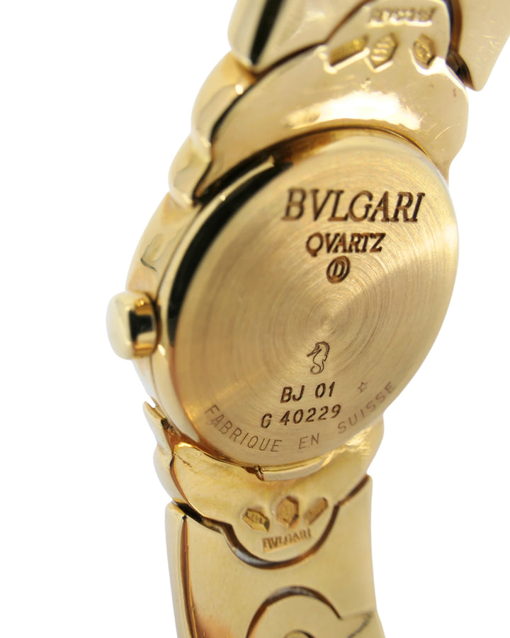 Bvlgari Bulgari Parentesi Gold Watch and Parentesi Bracelet 18k Gold Set
