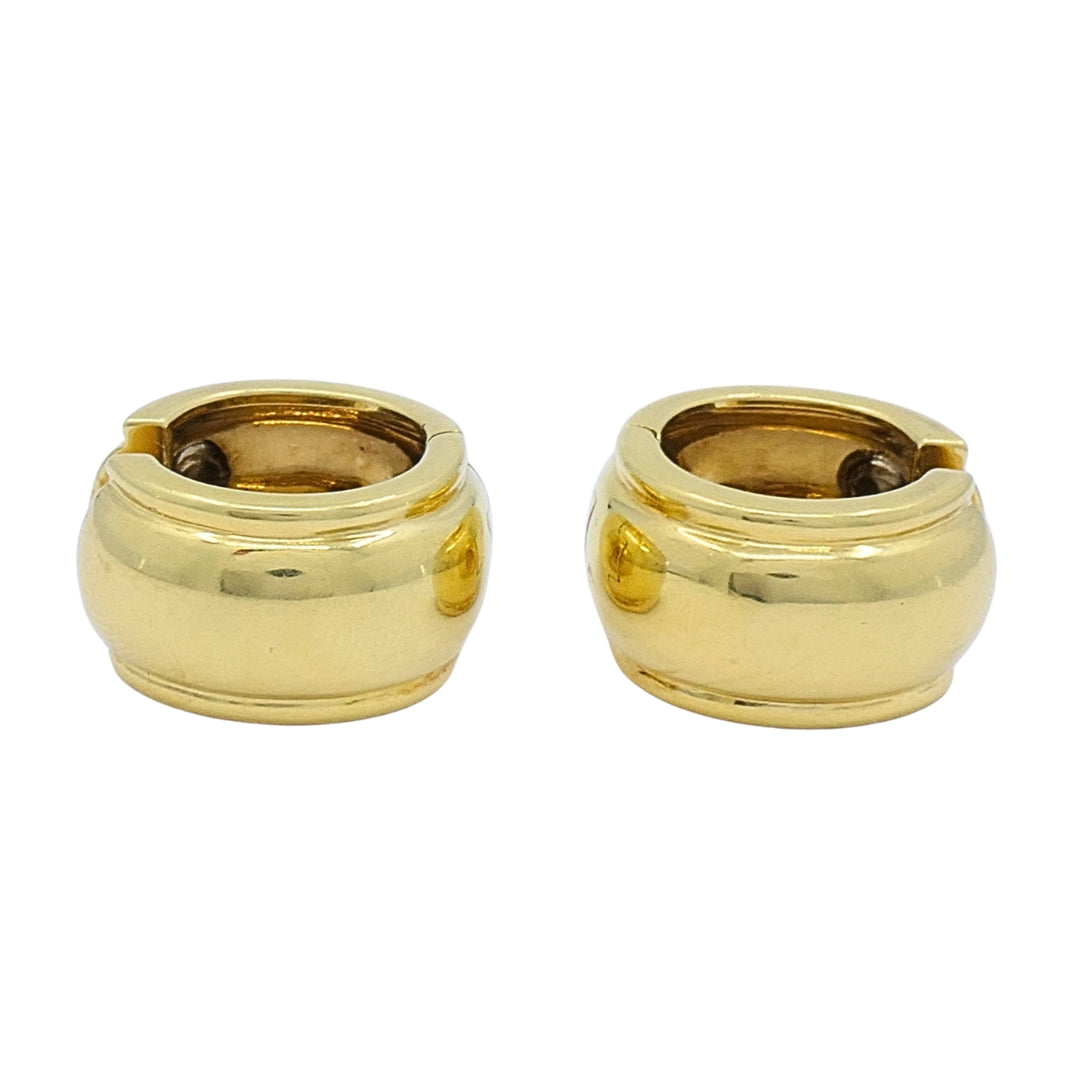Tiffany & Co. 18k Gold Huggie Hoop Earrings