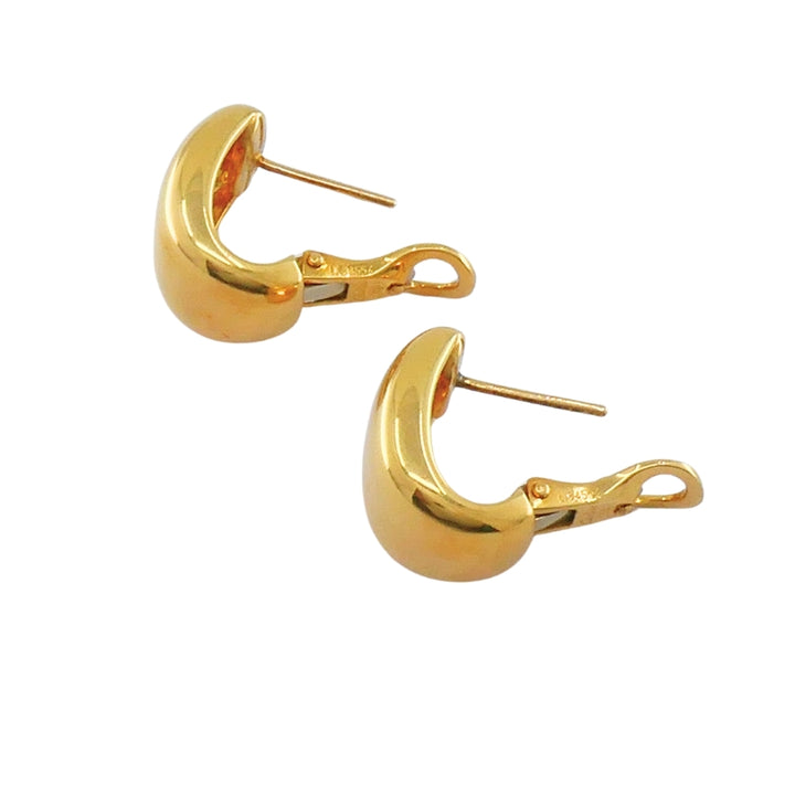 Cartier Nouvelle Vague 18k Yellow Gold Earrings