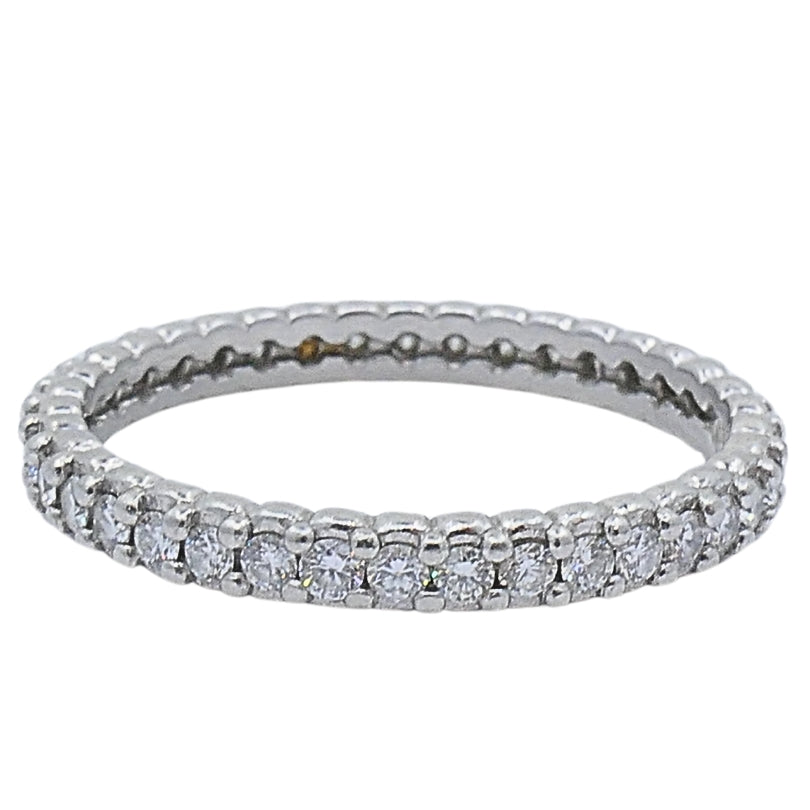 Morelli Platinum Pinpoint Diamond Eternity Ring