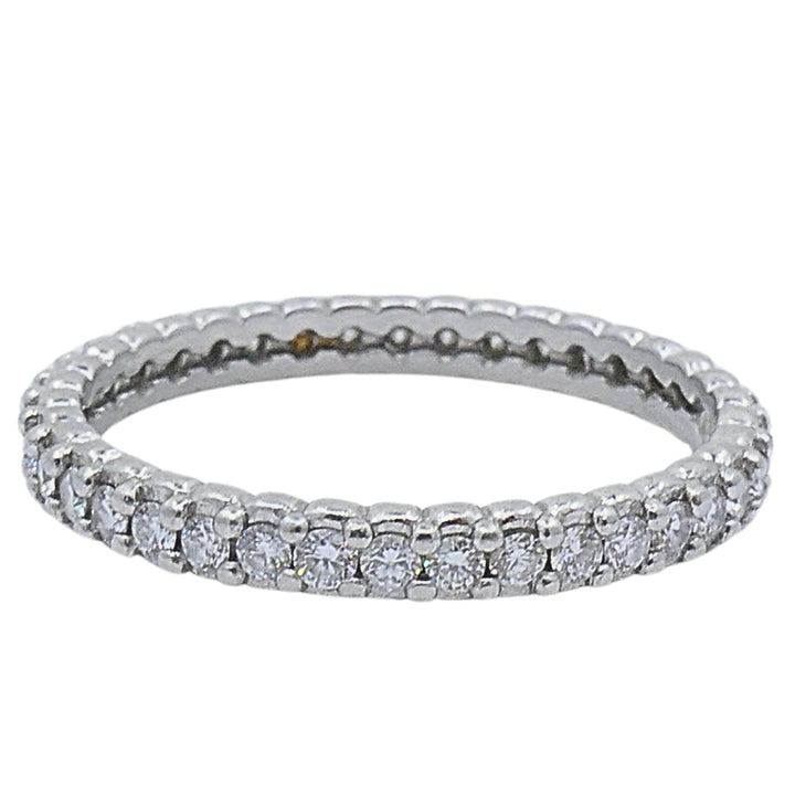 Morelli Platinum Pinpoint Diamond Eternity Ring