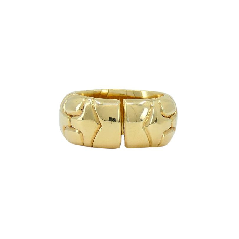 Vintage Bulgari Alveare 18k Gold Band Ring