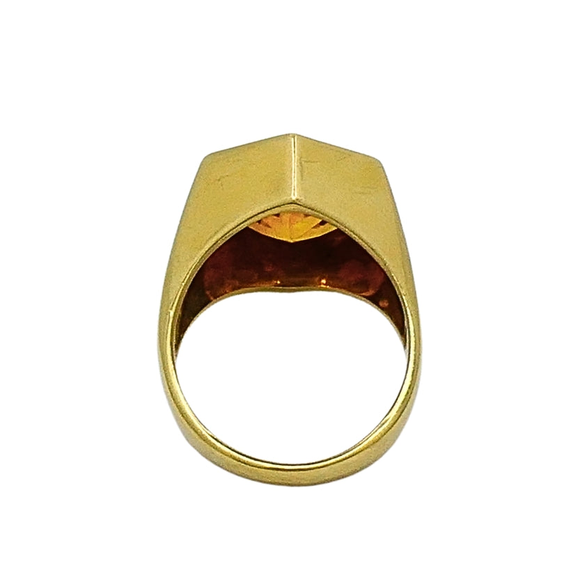 Paloma Picasso  Tiffany & Co. 18k Gold Citrine Ring