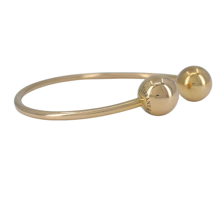 Tiffany & Co. HardWear Ball 18k Gold Wire Cuff Bracelet