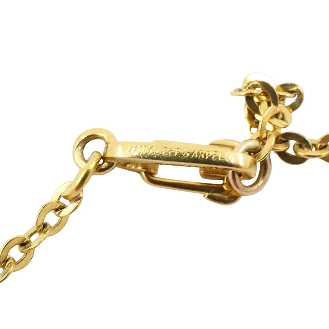 Vintage Van Cleef & Arpels Diamond Necklace 18k Gold