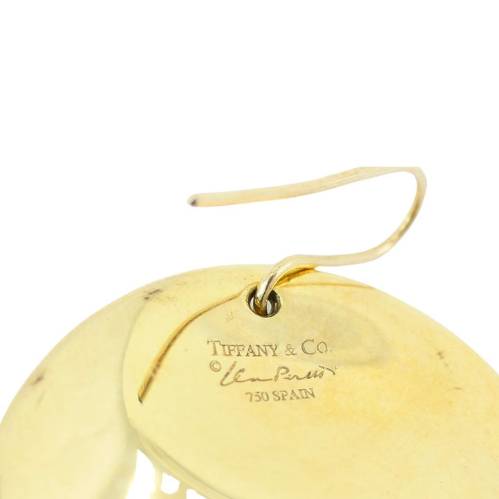 Elsa Peretti for Tiffany & Co. 18k Gold Round Hook Earrings