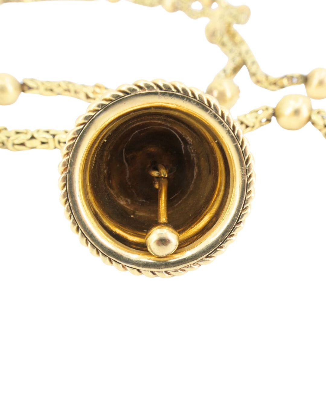 Van Cleef & Arpel Station Necklace 18k Gold Extra Long Chain Necklace