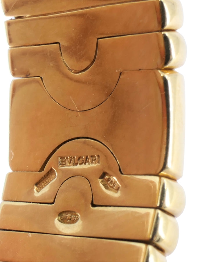 Bvlgari 18k Bulgari Cuff Parentesi Bracelet Size Small