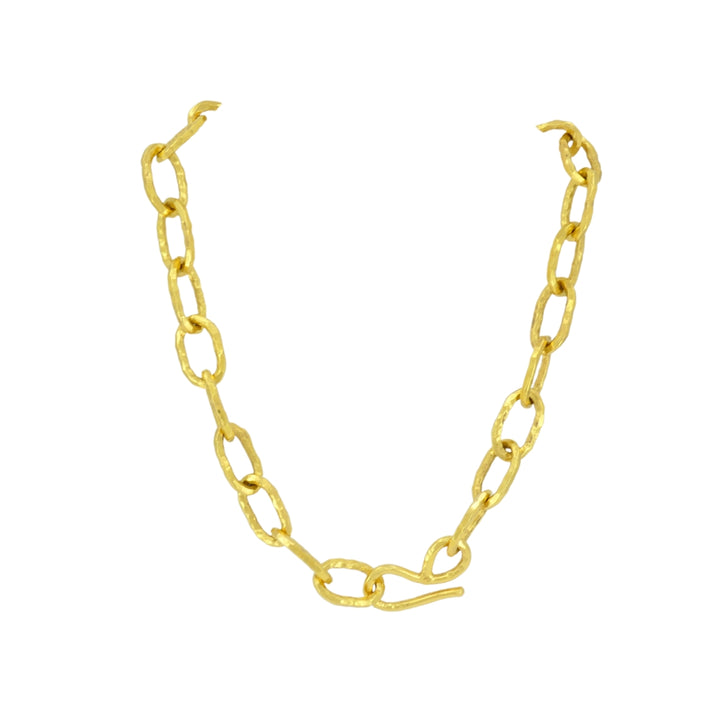 Jean Mahie Vintage 22k Gold Heavy Chain Necklace