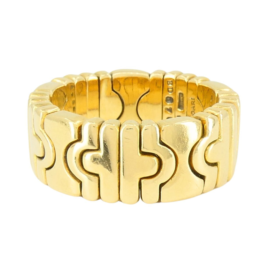 Vintage Bvlgari 18k Gold Parentesi Ring