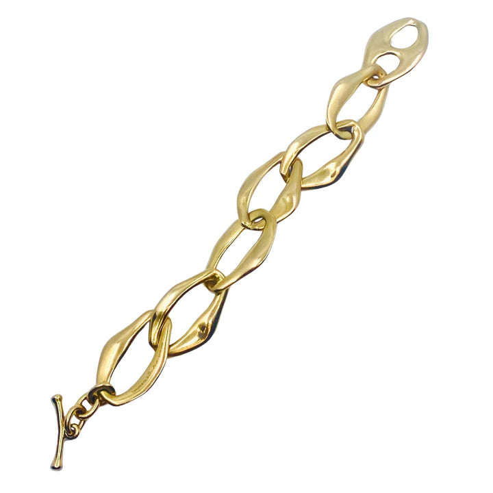 Tiffany & Co. Elsa Peretti Aegean Toggle Bracelet 18k Gold