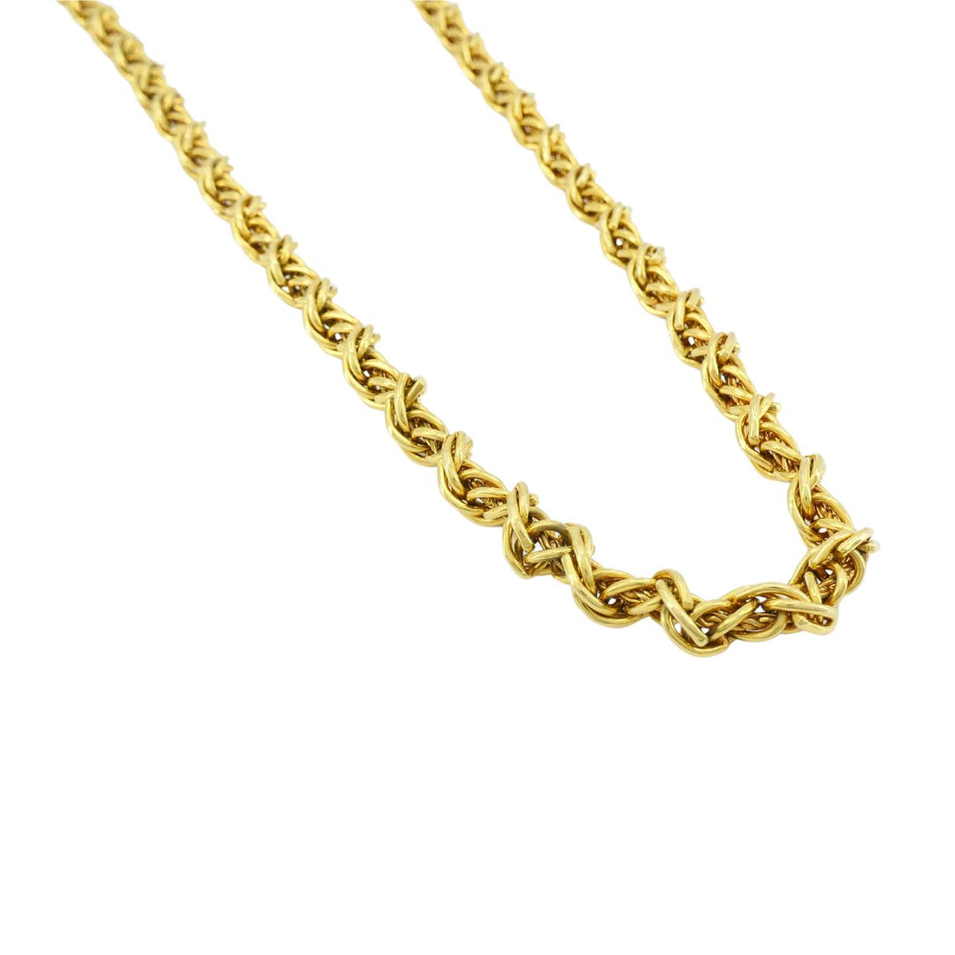 Vintage Tiffany & Co. 18k Gold Rope Chain Necklace