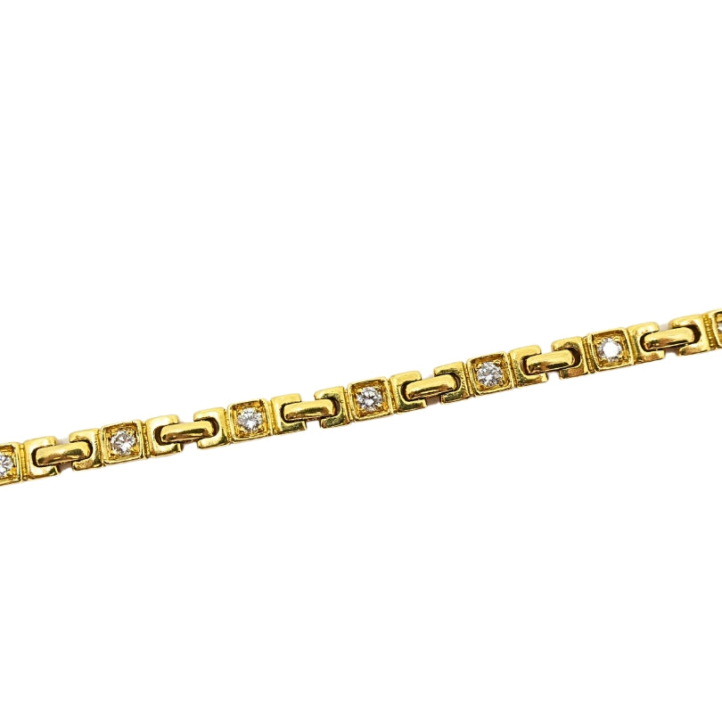 Van Cleef & Arpels 18K Gold Diamond Bracelet