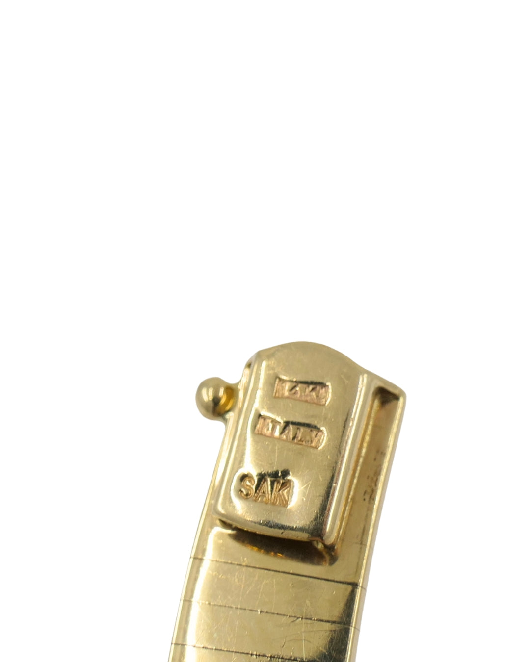 Italian Collar Necklace 14k Gold Estate Jewelry