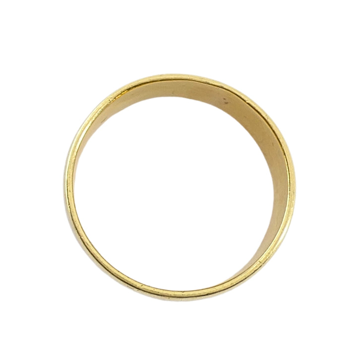 Vintage Cartier Cigar Band 18k Gold Ring