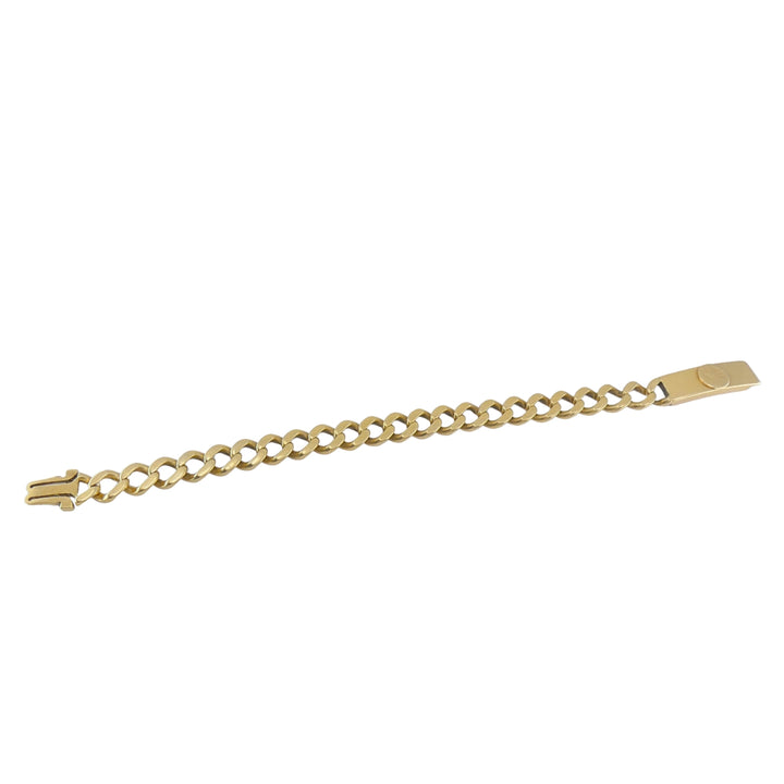 Vintage Cartier 14k Gold Curb-Link ID Bracelet, Mid-20th Century